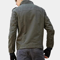 Men&#39;s Lightweight Casual Jacket With Zip Closure And Pockets