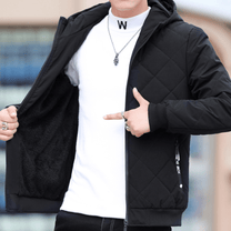 Men&#39;s Lightweight Hooded Jacket With Relaxed Fit