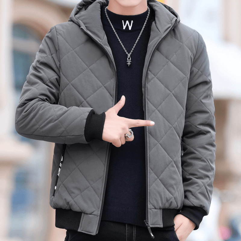 Men&#39;s Lightweight Hooded Jacket With Relaxed Fit