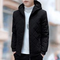 Men&#39;s Lightweight Hooded Jacket With Relaxed Fit