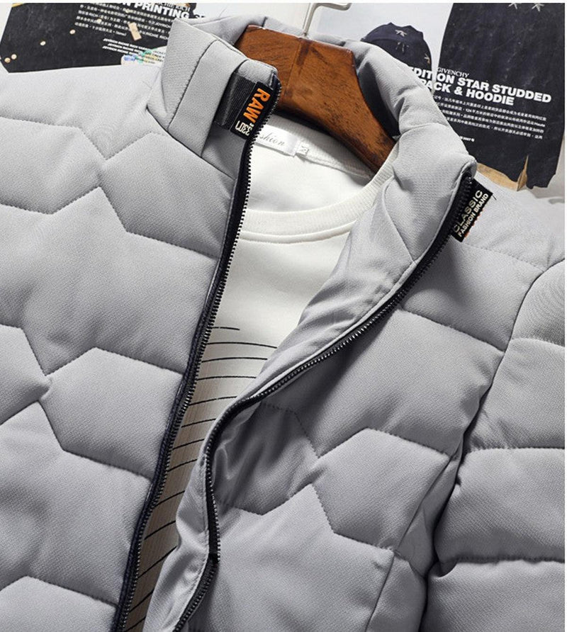 Men&#39;s Lightweight Stand Collar Jacket for Fall/Winter