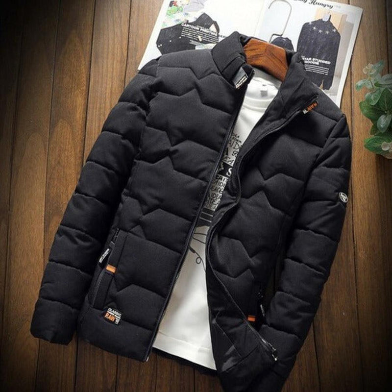 Men&#39;s Lightweight Stand Collar Jacket for Fall/Winter