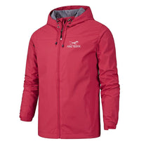 Men&#39;s Lightweight Water-Resistant Hooded Windbreaker Jacket