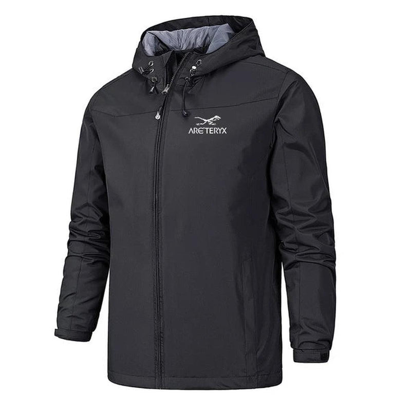 Men&#39;s Lightweight Water-Resistant Hooded Windbreaker Jacket