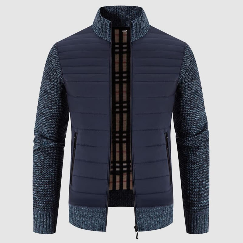 Men&#39;s Lightweight Zip-Up Stand-Up Collar Coat