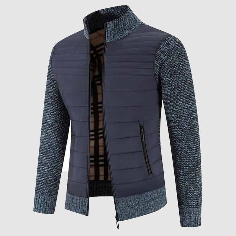 Men&#39;s Lightweight Zip-Up Stand-Up Collar Coat