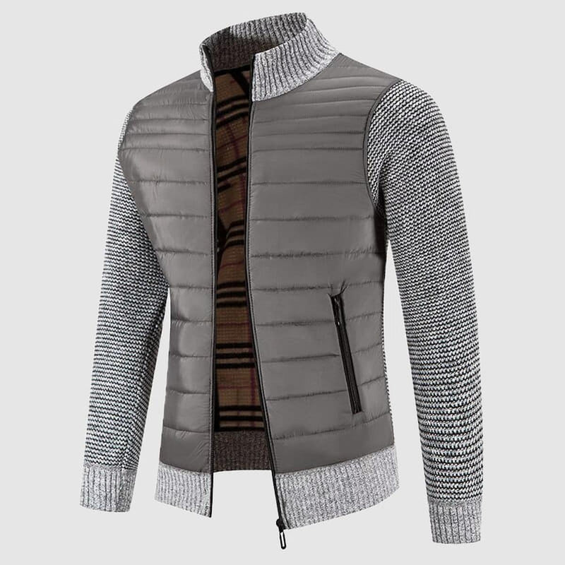 Men&#39;s Lightweight Zip-Up Stand-Up Collar Coat