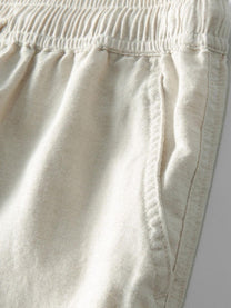 Men&#39;s Linen Shirt And Pants Set With Stand Collar