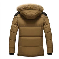 Men&#39;s Long Military Parka Coat With Fur Hood