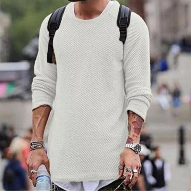 Men&#39;s Long Pullover Sweater Casual Elegant Style