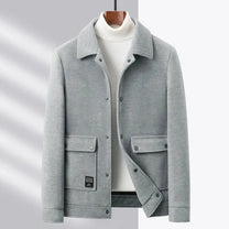 Men&#39;s Long Sleeve Button-Up Jacket