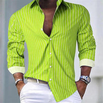 Men&#39;s Long Sleeve Button-Up Shirt