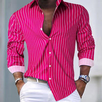 Men&#39;s Long Sleeve Button-Up Shirt