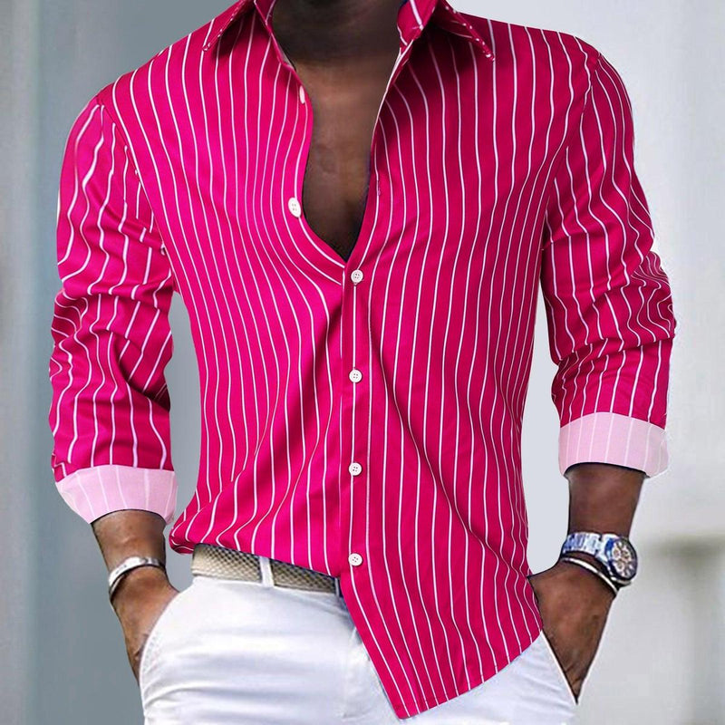 Men&#39;s Long Sleeve Button-Up Shirt