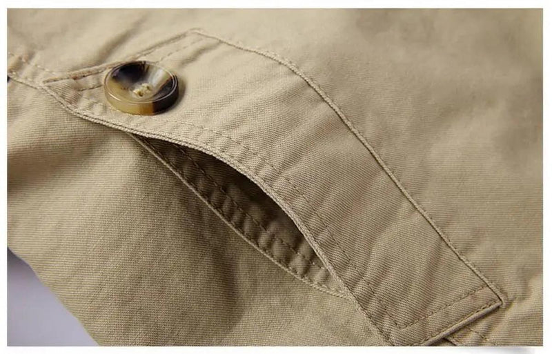 Men&#39;s Long Sleeve Classic Collar Jacket