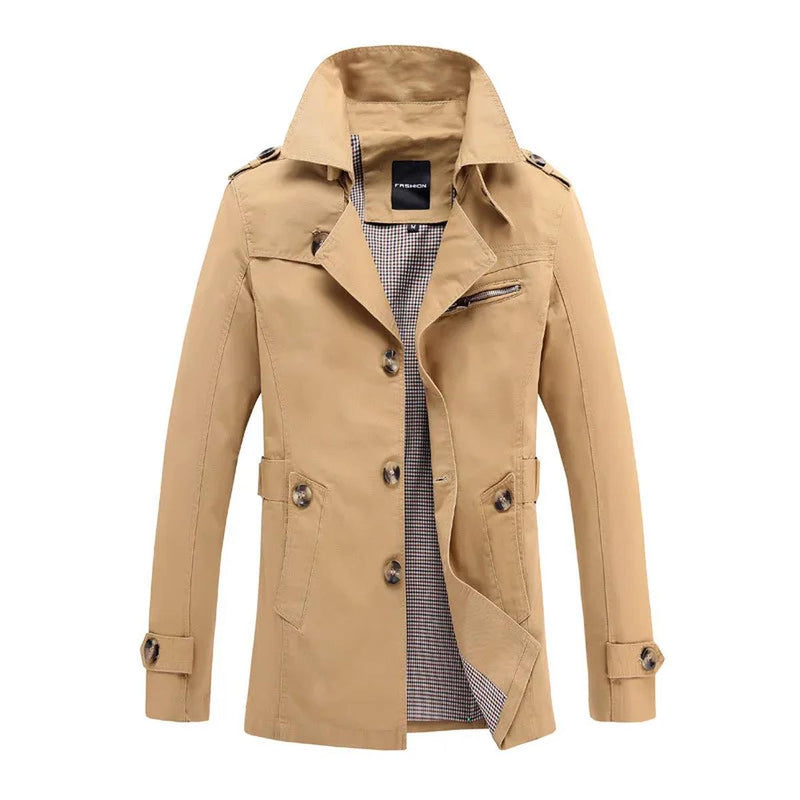 Men&#39;s Long Sleeve Classic Collar Jacket
