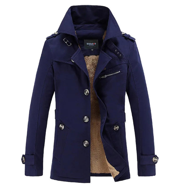 Men&#39;s Long Sleeve Classic Collar Jacket