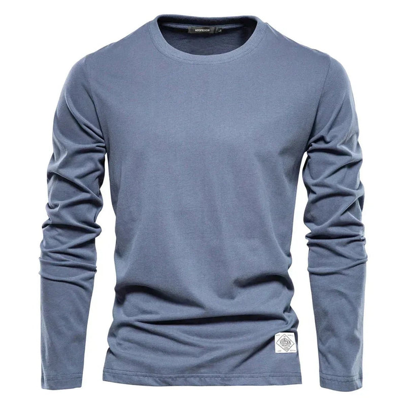 Men&#39;s Long-Sleeve Crewneck Casual Tee