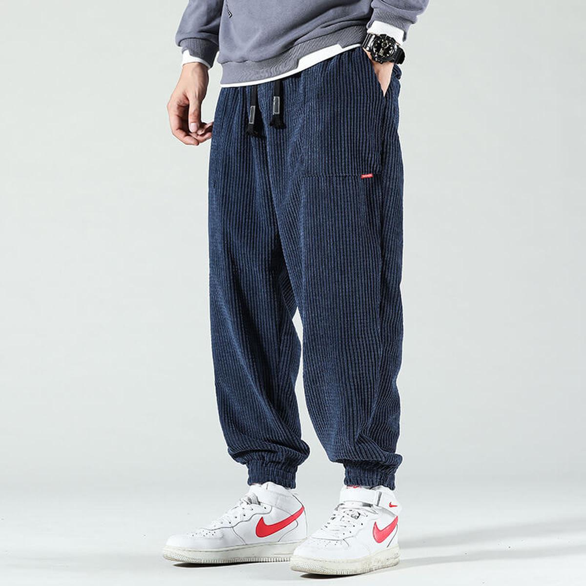Men&#39;s Loose Fit Corduroy Pants