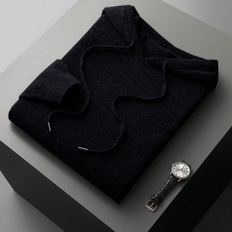 Men&#39;s Merino Wool Hoodie - Comfortable, Breathable, Versatile Design