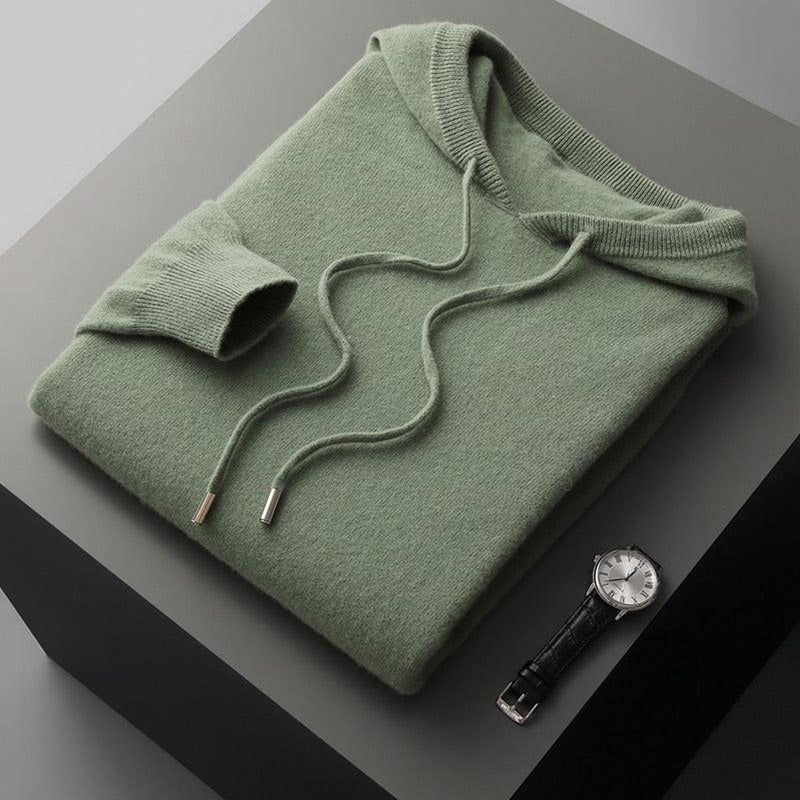 Men&#39;s Merino Wool Hoodie - Comfortable, Breathable, Versatile Design