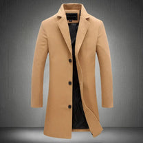 Men&#39;s Mid-Length Tailored Overcoat