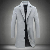 Men&#39;s Mid-Length Tailored Overcoat