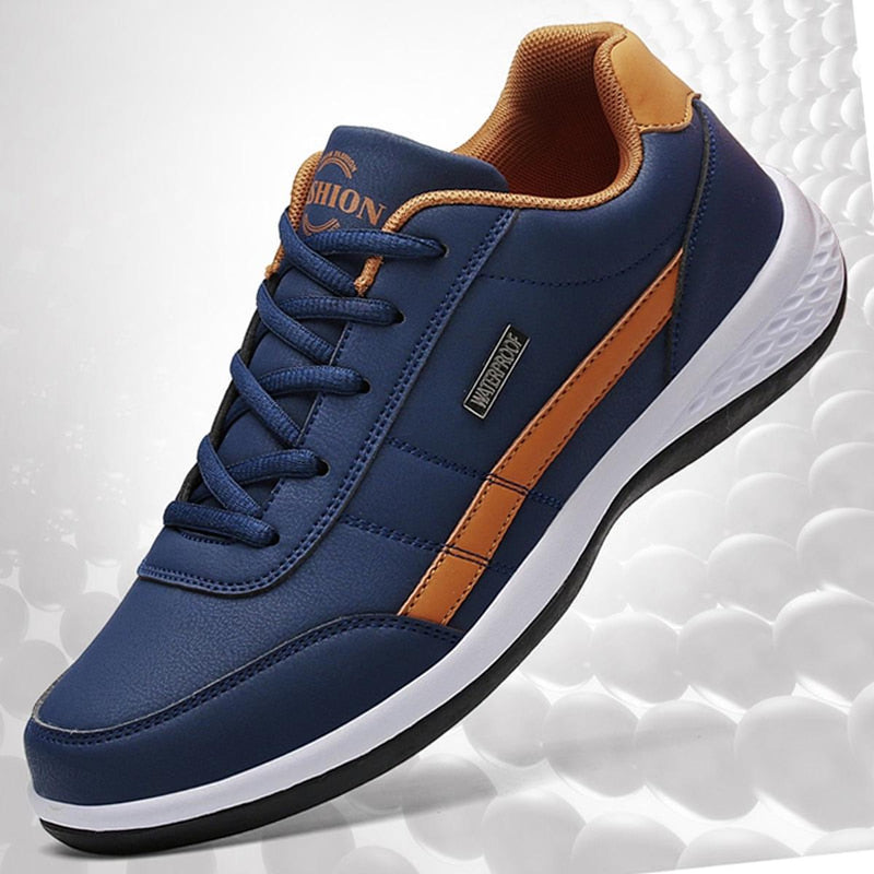 Men&#39;s Modern Synthetic Leather Sneakers