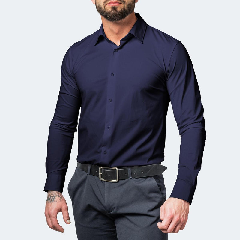 Men&#39;s Non-Iron Stretch Dress Shirt
