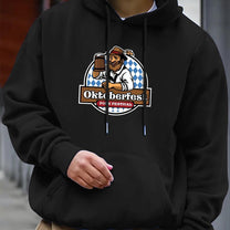 Men&#39;s Oktoberfest Hoodie With Kangaroo Pocket And Relaxed Fit