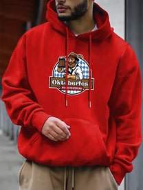 Men&#39;s Oktoberfest Hoodie With Kangaroo Pocket And Relaxed Fit