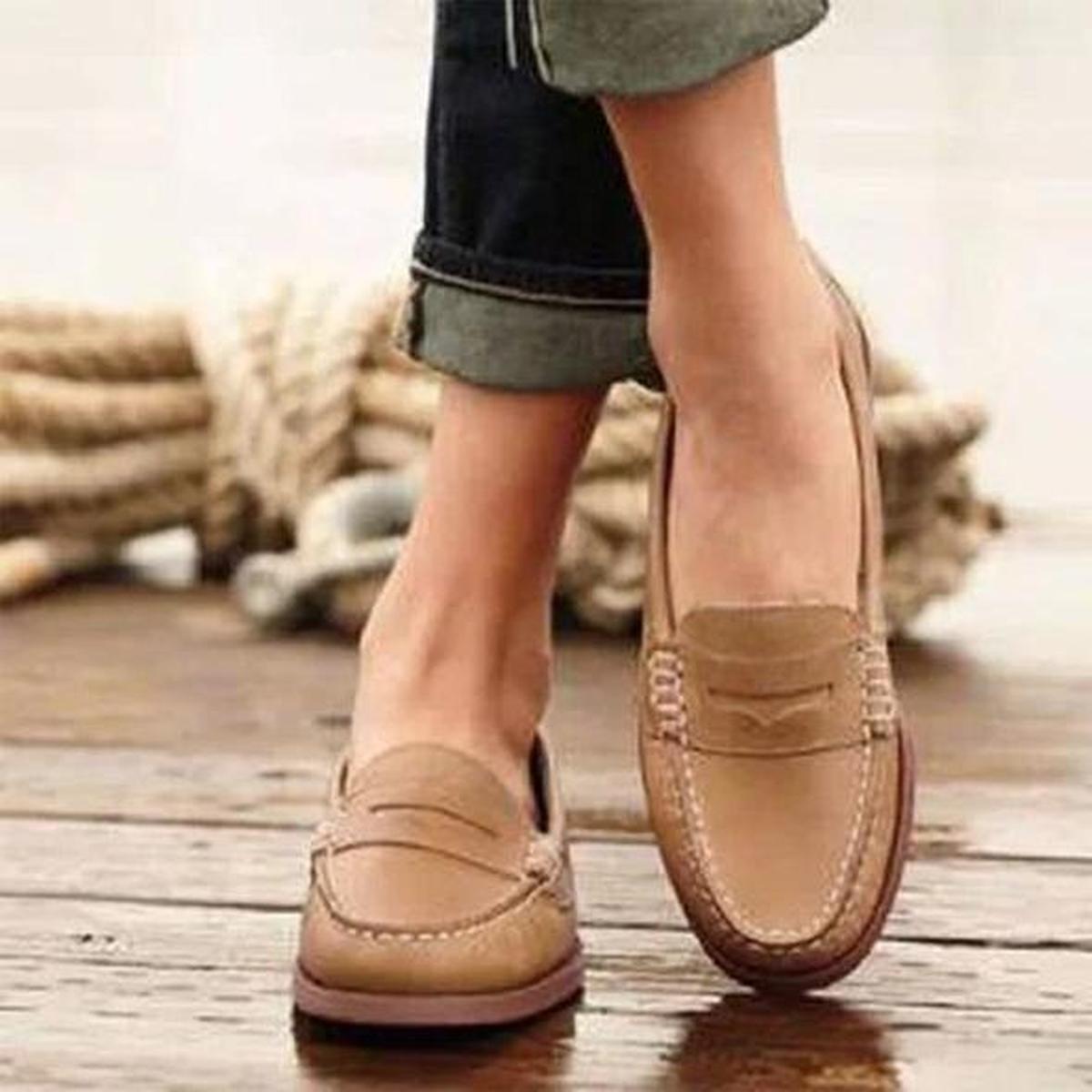 Men&#39;s Orthopedic Leather Loafers With Cushioned Insole