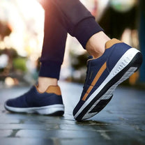 Men’s Orthopedic Leather Sneakers – Durable, Supportive, and Stylish