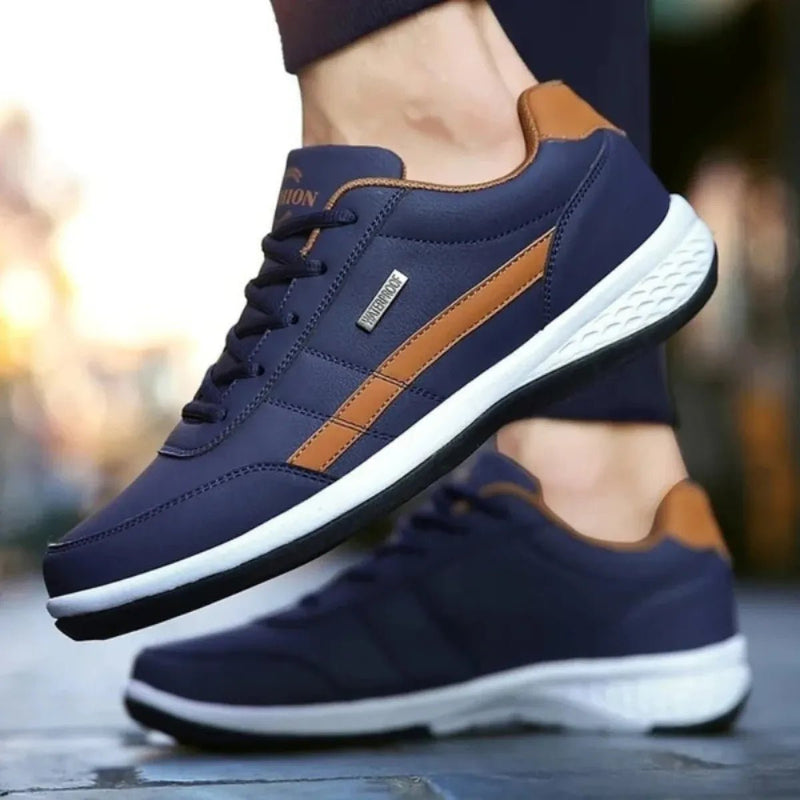 Men’s Orthopedic Leather Sneakers – Durable, Supportive, and Stylish