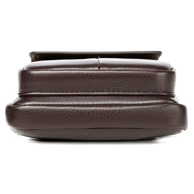 Men&#39;s PU Leather Crossbody Bag With Adjustable Strap - 2 For 1 Offer