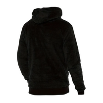 Men&#39;s Plush Lined Hoodie With Adjustable Hood And Kangaroo Pocket