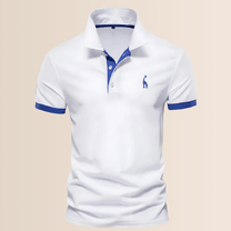 Men&#39;s Polyester Polo Shirt With Stand Collar