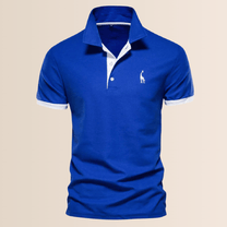 Men&#39;s Polyester Polo Shirt With Stand Collar