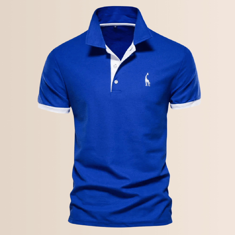 Men&#39;s Polyester Polo Shirt With Stand Collar
