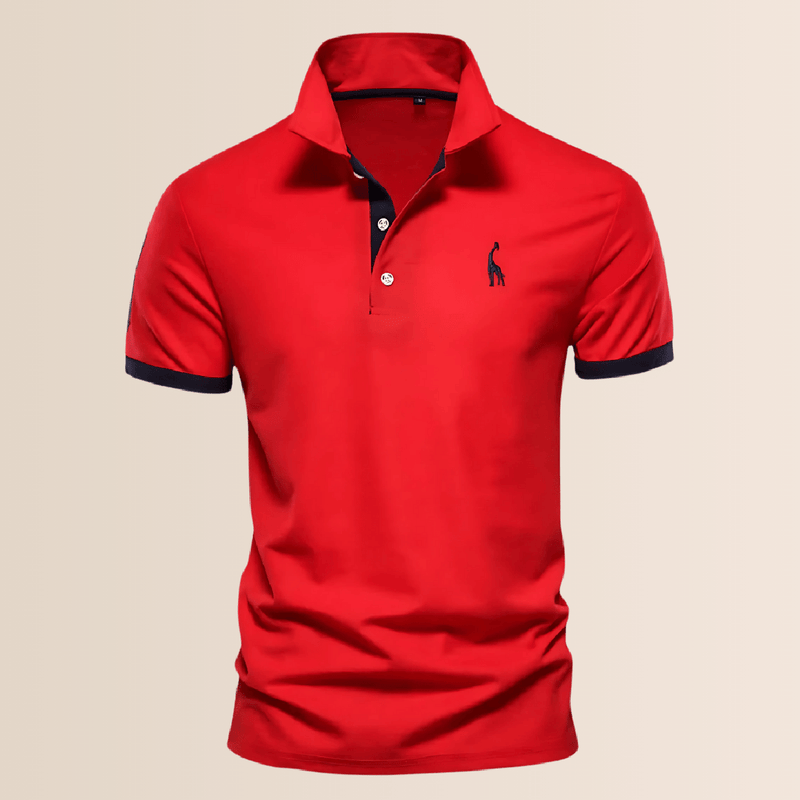 Men&#39;s Polyester Polo Shirt With Stand Collar