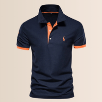 Men&#39;s Polyester Polo Shirt With Stand Collar
