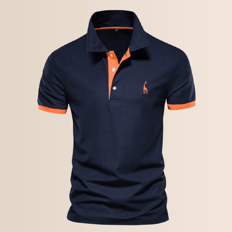 Men&#39;s Polyester Polo Shirt With Stand Collar