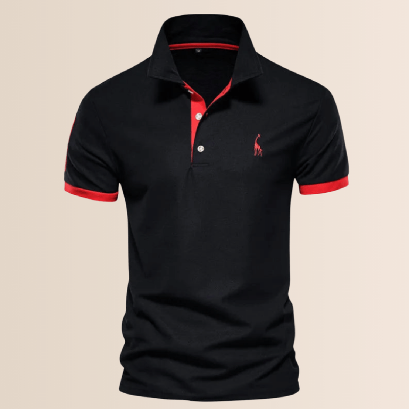 Men&#39;s Polyester Polo Shirt With Stand Collar