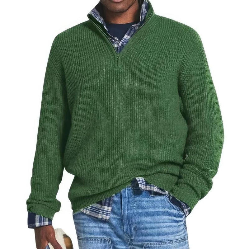 Men&#39;s Premium Wool Sweater Warm Insulated Casual Formal Pullover