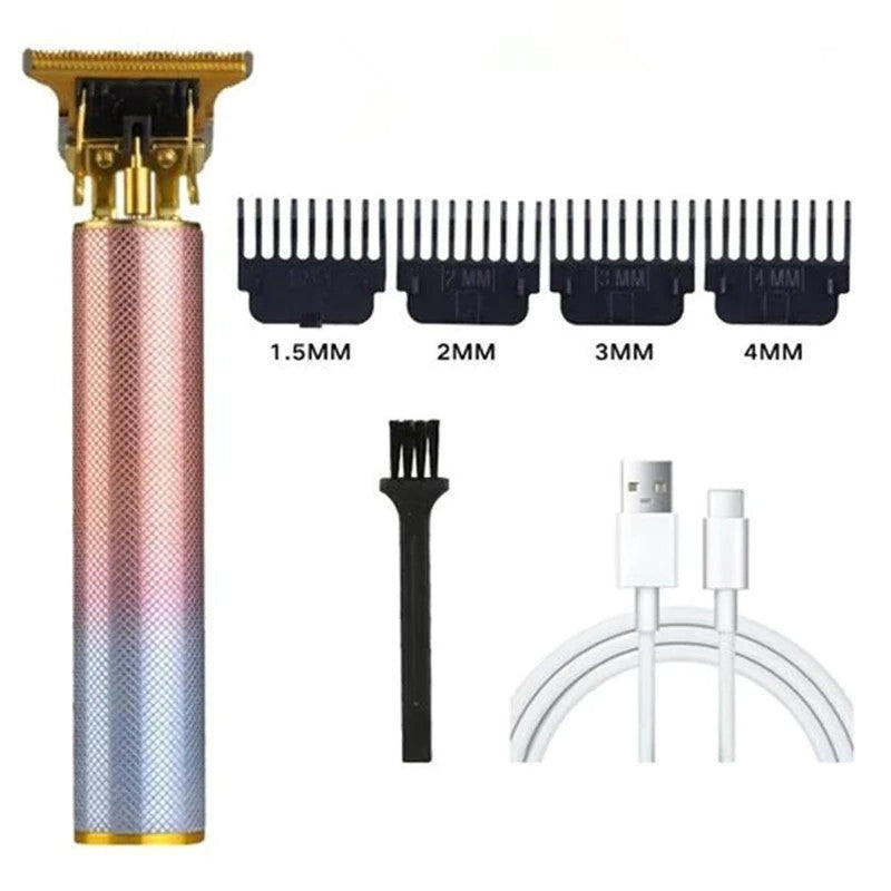 Men&#39;s Professional Hair Clipper With T-Blade And USB Charging