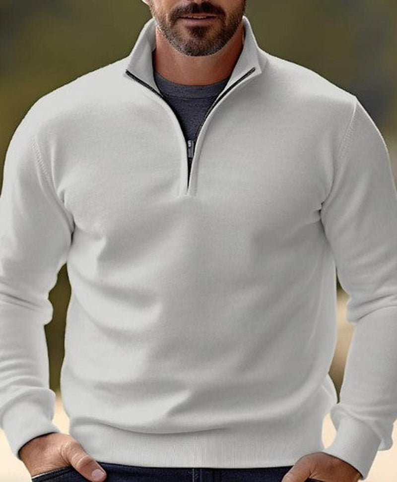 Men&#39;s Quarter-Zip Sweater for Comfort and Style