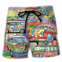 Men&#39;s Quick-Dry Graffiti Print Swim Shorts