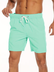 Men&#39;s Quick-Dry Swim Shorts With Stretch And Phone Pocket