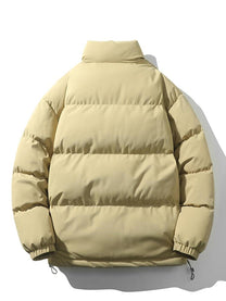 Men&#39;s Quilted Stand Collar Winter Jacket