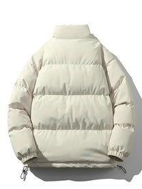 Men&#39;s Quilted Stand Collar Winter Jacket